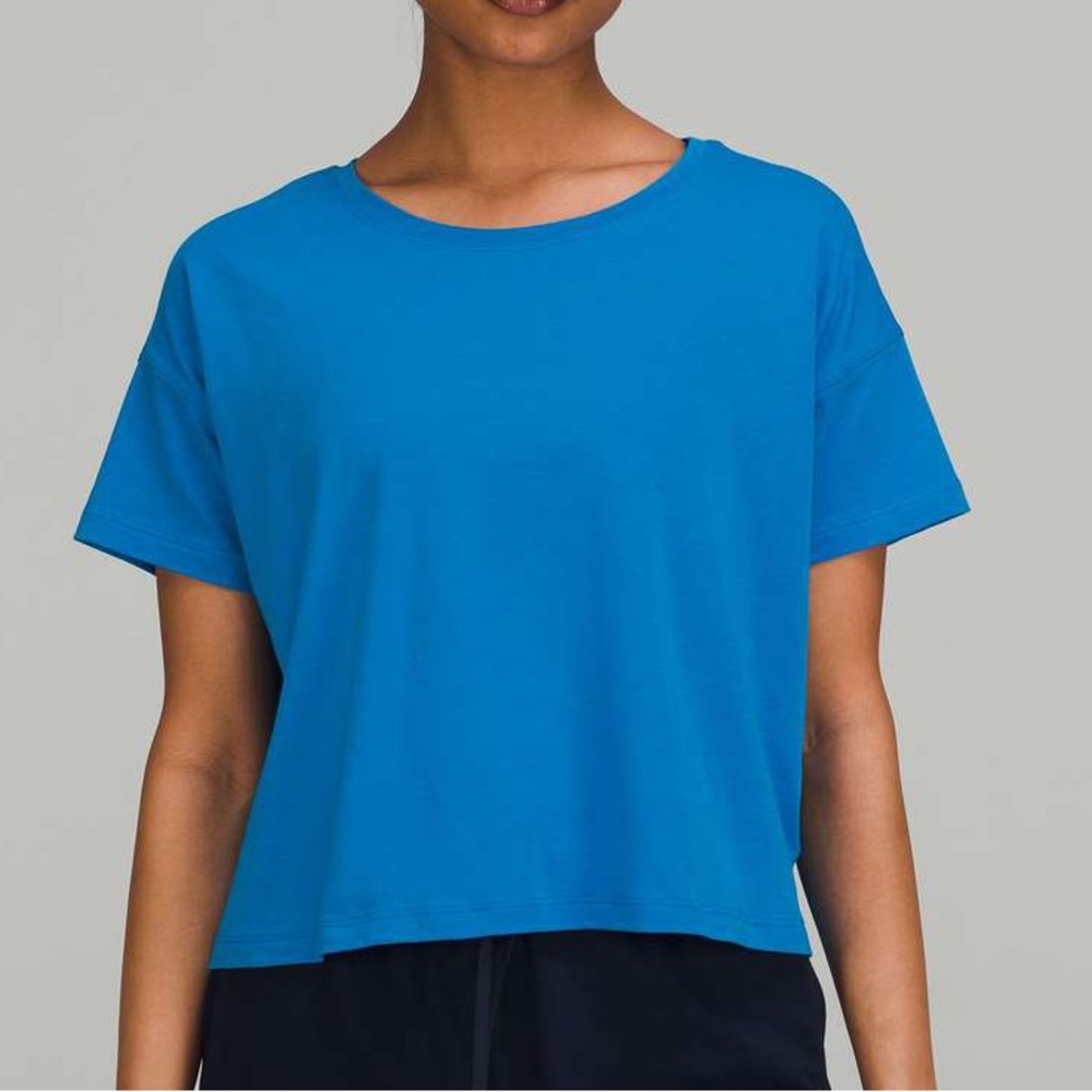 - Lululemon Poolside Blue Cates Tee